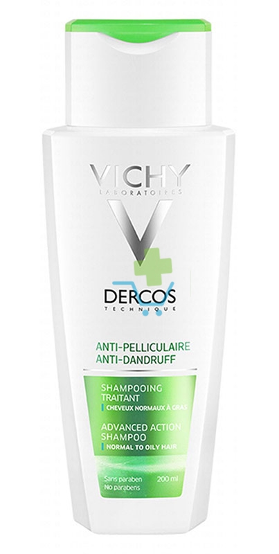 Dercos Linea Equilibrante Shampoo Anti-Forfora Trattante Capelli Grassi 200 ml