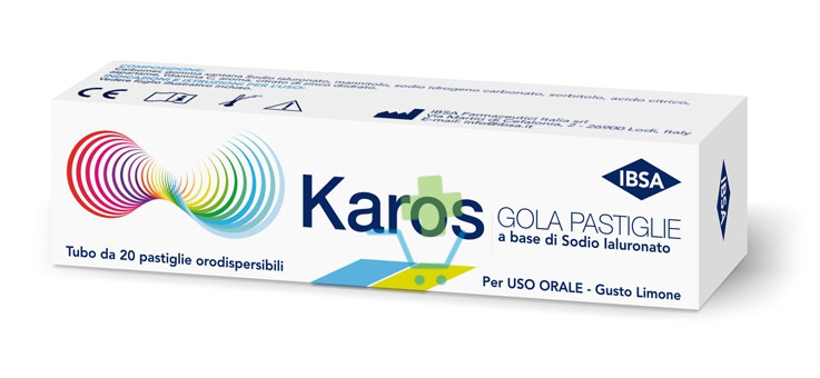 IBSA Linea Benessere Gola Karos Gola Integratore 20 Pastiglie Orodispersibili