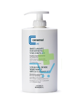 Ceramol Linea 311 Base Lavante Schiumogena Viso Corpo Pelli Sensibili 400 ml