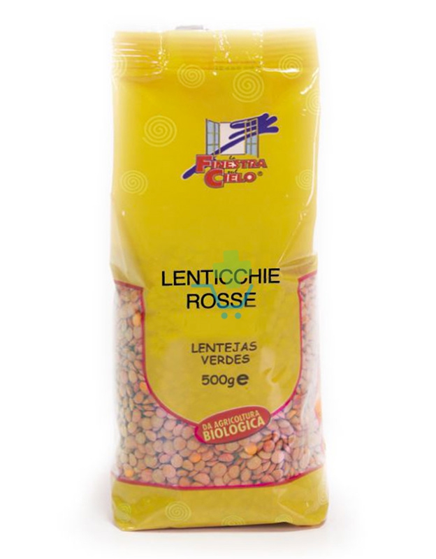 Finestra sul Cielo Linea Legumi e Semi Lenticchie Rosse Decorticate 500 g