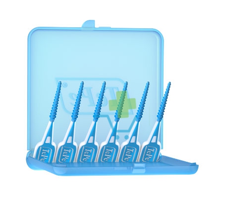 TePe Linea Cura Dentale Quotidiana Easy Pick Sistema Interdentale Blu M/L