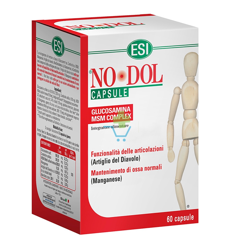 ESi No Dol Linea Articolazioni Sane Glucosammina Condroitin Solfato 60 Capsule