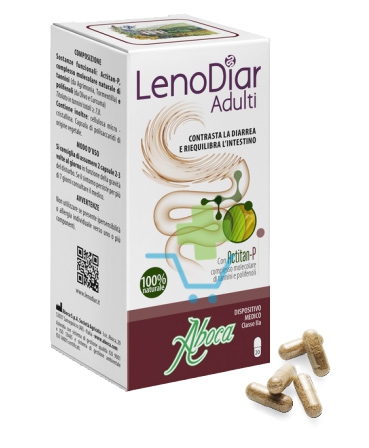 Aboca Linea Dispositivi Medici Intestino Sano LenoDiar Adulti 20 Capsule