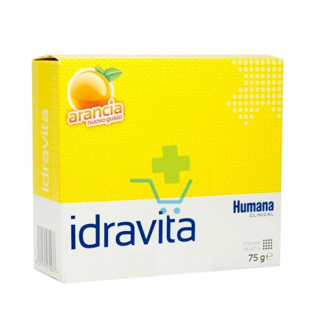 Humana Linea Vitamine Minerali Idravita Integratore Alimentare 12 Buste Arancia