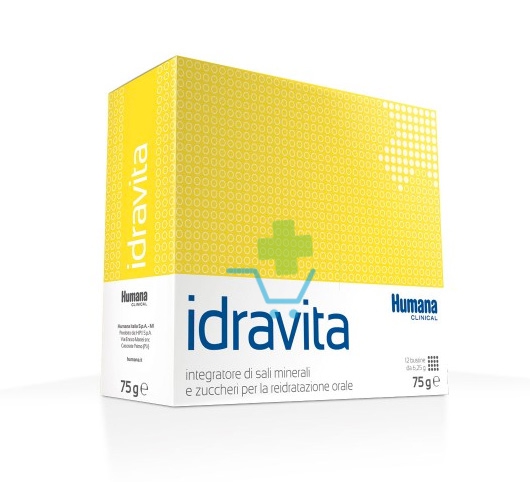 Humana Linea Vitamine e Minerali Idravita Integratore Alimentare 12 Buste