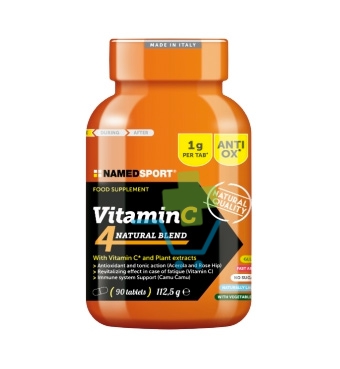 Named Linea Vitamine Minerali VitaminC 4 Natural Blend Integratore 90 Compresse