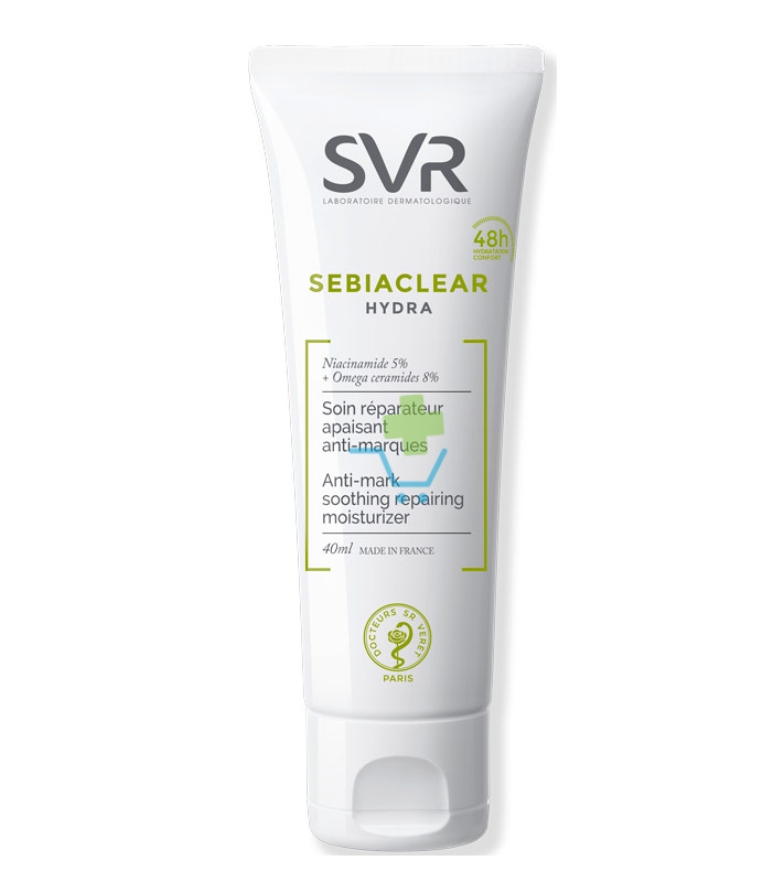 SVR Linea Sebiaclear Hydra Trattamento Riparatore Lenitivo Anti- Acne 40 ml