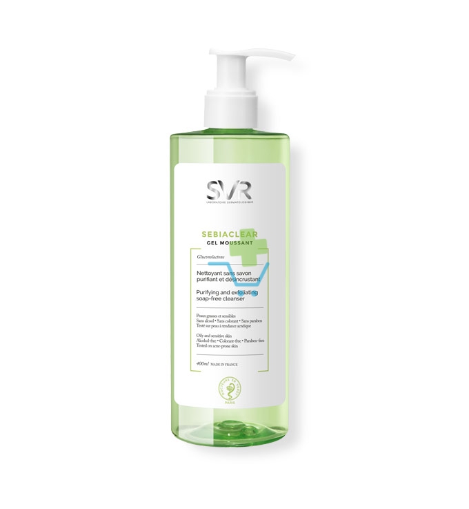 SVR Linea Sebiaclear Gel Moussant Purificante Detergente Pelli Impure 400 ml