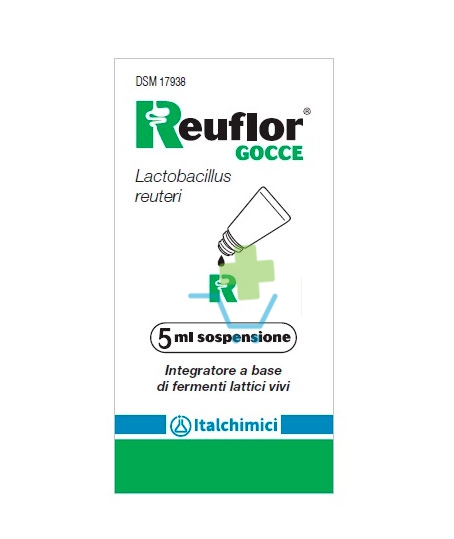 Italchimici Linea Intestino Sano Reuflor Gocce Integratore Alimentare 5 ml