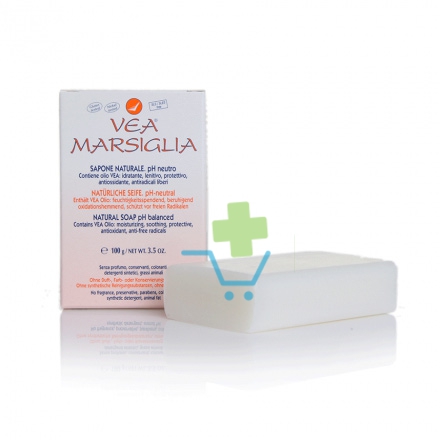 VEA Linea Pelli Sensibili Marsiglia Sapone Naturale Delicato a pH Neutro 100 g