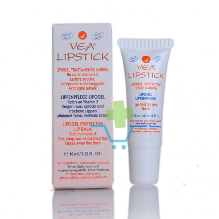 VEA Linea Pelli Sensibili Lipogel Lipstick Labbra Lenitivo Protettivo 10 ml