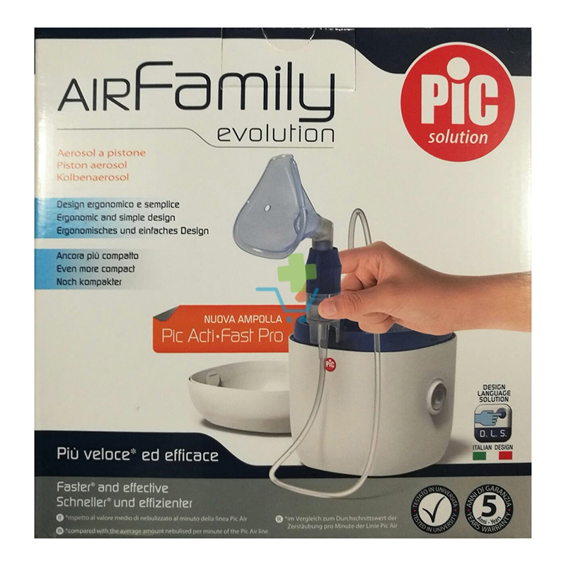 Pic Artsana Linea Dispositivi Medic Famiglia AirFamily Evolution Aerosol Pistone