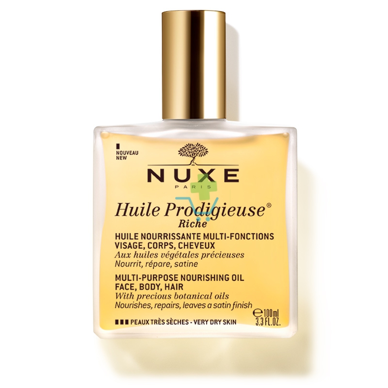 Nuxe Linea Huile Prodigieuse Olio Ricco Multifunzione Viso Corpo Capelli 100 ml