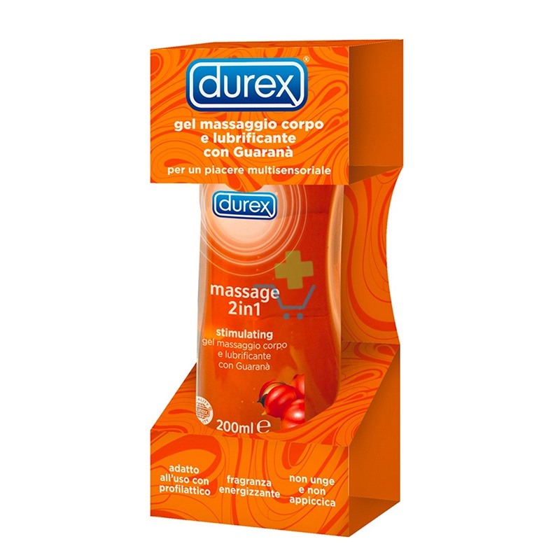Durex Linea Lubrificanti Stimulating Gel Massage 2 in 1 Gel Intimo 200 ml