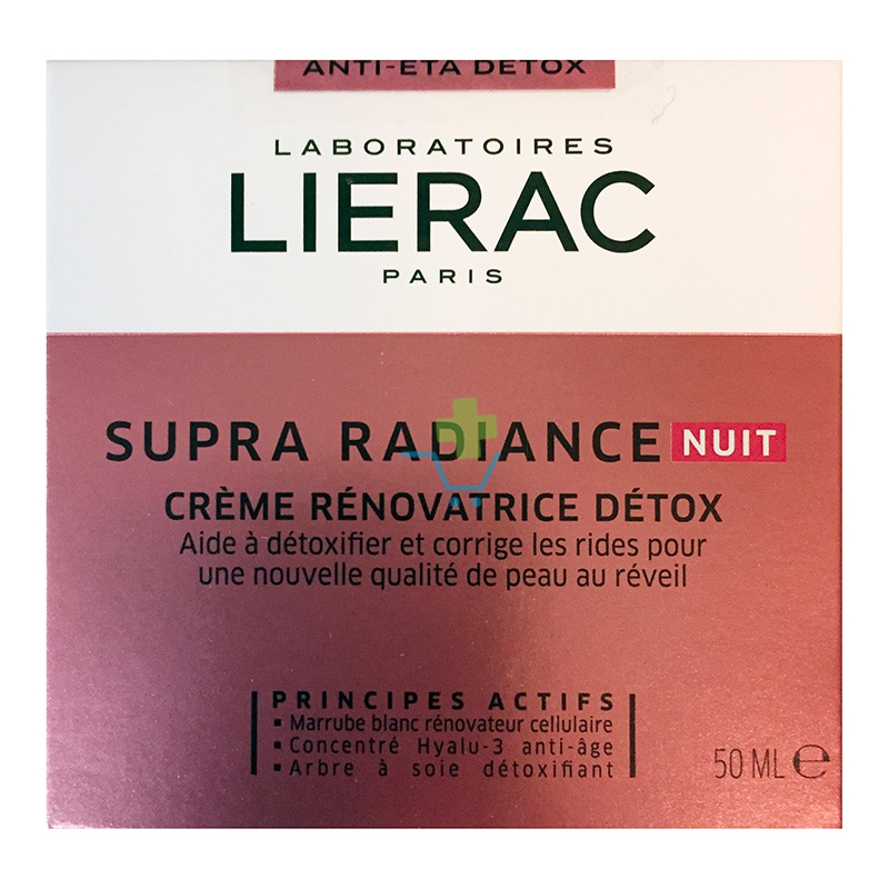 Lierac Linea Supra Radiance Crema Notte Anti-Ox Anti-Et Rimpolpante 50 ml