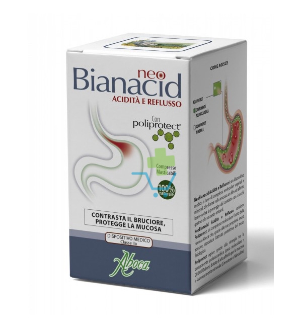 Aboca Linea Dispositivi Medici neo Bianacid Integratore Alimentare 14 Compresse