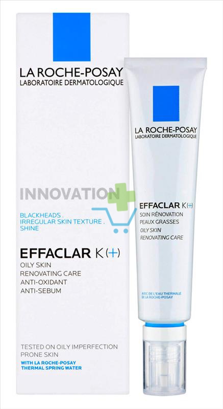 La Roche Posay Linea Pelli Grasse Effaclar K+ Crema Rinnovatrice Anti-Sebo 40 ml