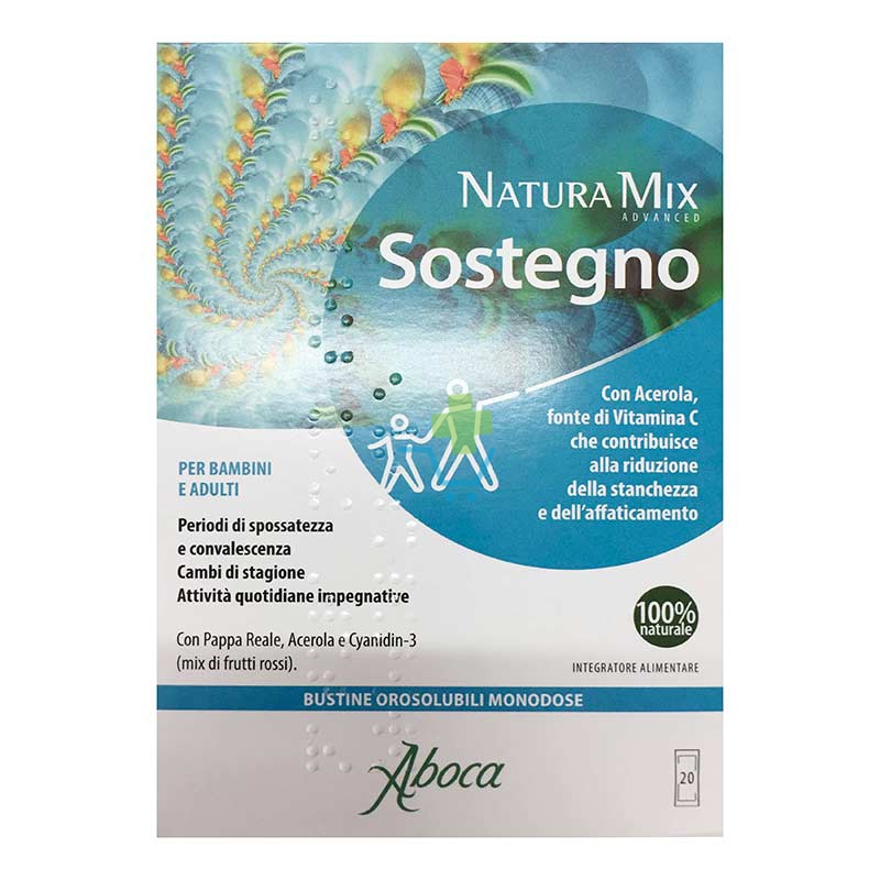 Aboca Linea Benessere Natura Mix Advance Sostegno Integratore 20 Buste Orosolub