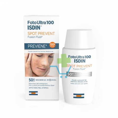 ISDIN Linea Solare FotoUltra 100+ Fusion Fluid Protezione Ultra Elevata 50 ml