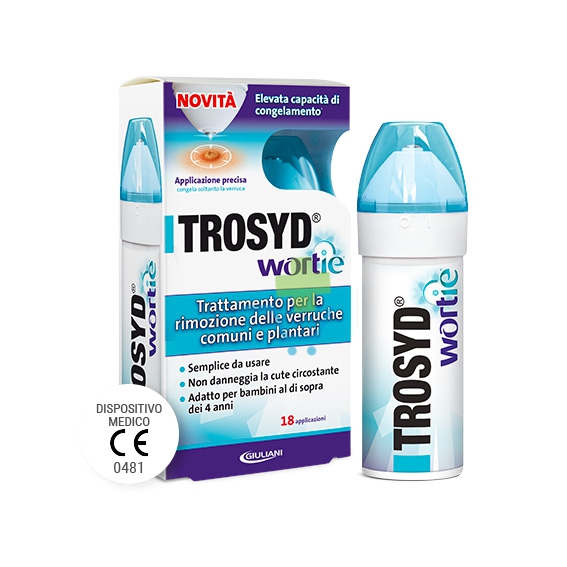 Giuliani Linea Mani e Piedi Sani Trosyd Wortie Sistema Congelamento Verruche