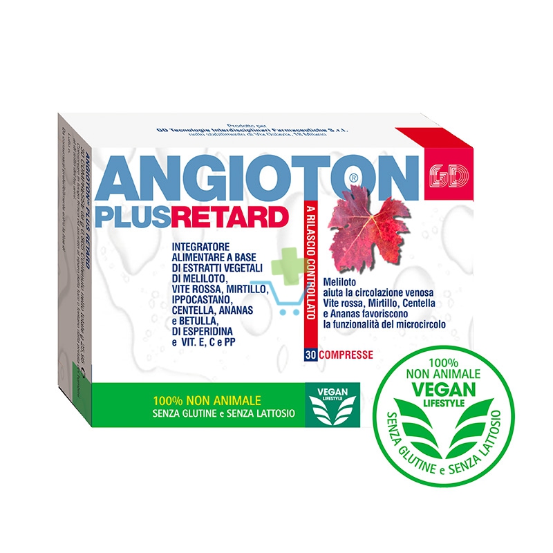 GD Italia Linea Circolazione Angioton Plus Retard Integratore 30 Compresse