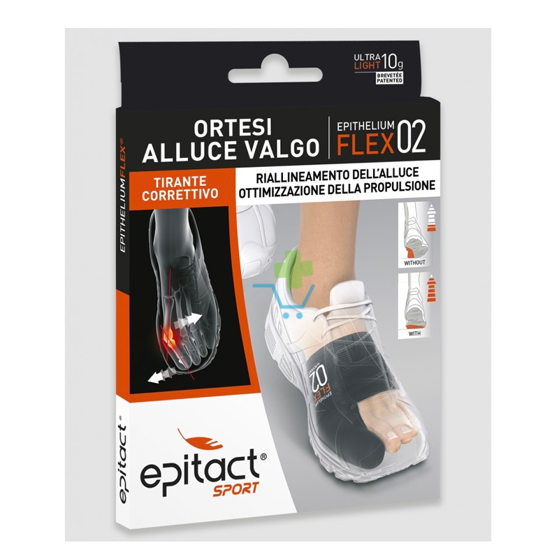 Epitact Linea Sport Dispositivi Medici Epithelium Flex Alluce Valgo Taglia L