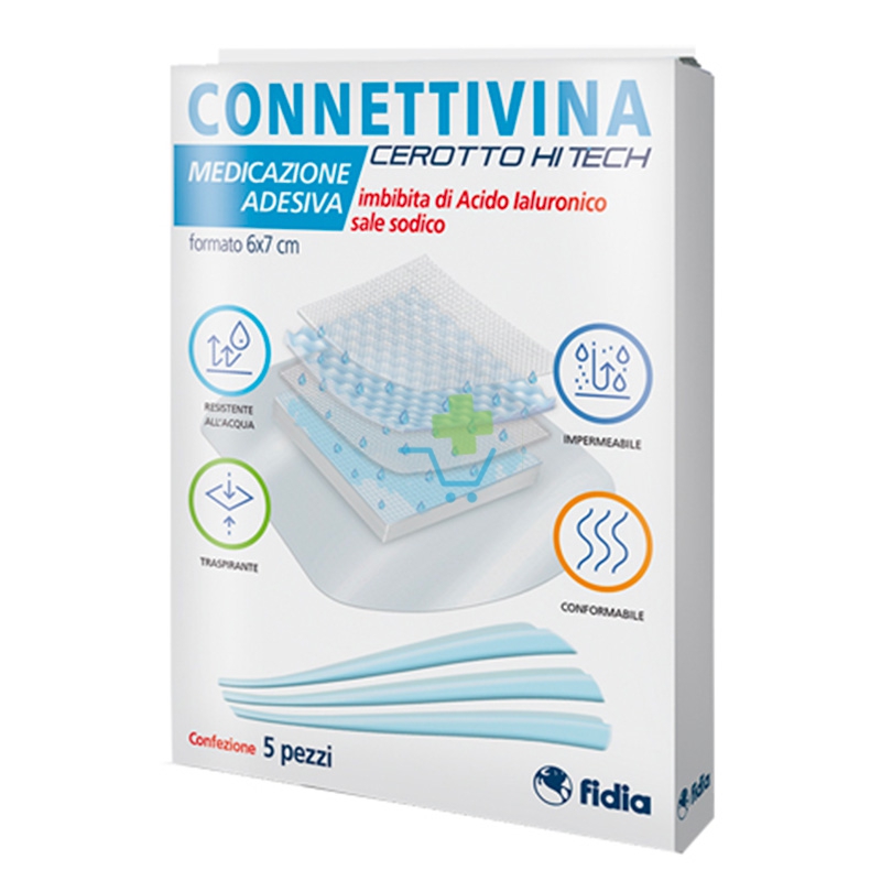 Fidia Linea Dispositivi Medici Connettivina Cerotto HI Tech 6x7 cm