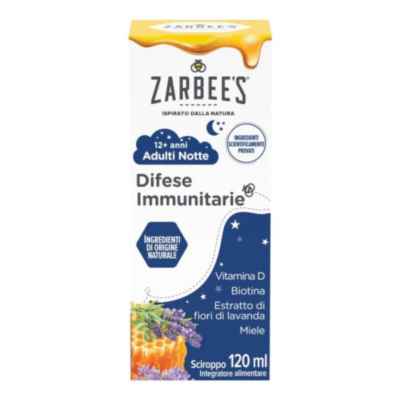 Zarbee s Difese Immunitarie Notte Sciroppo 120ml