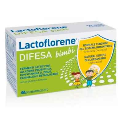 Lactoflorene Linea Fermenti Difesa Bimbi Integratore Alimentare 10 flaconcini